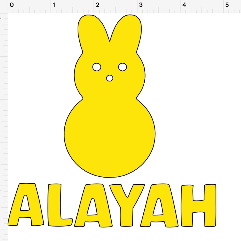 Custom Yellow peep